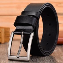 Load image into Gallery viewer, JIFANPAUL leather men&#39;s belt classic pin buckle design fashion modern youth jeans decorative high quality new belt free shipping
