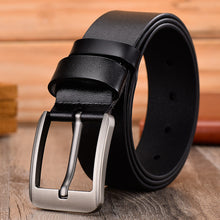 Load image into Gallery viewer, JIFANPAUL leather men&#39;s belt classic pin buckle design fashion modern youth jeans decorative high quality new belt free shipping