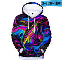 Load image into Gallery viewer, Men/Women Colorful Tie Dye Hoodies Sweatshirt Casual Magic Swirl Pattern 3D Sweat Tops Crewneck Hoondie Autumn Winter Polluvers