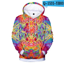 Load image into Gallery viewer, Men/Women Colorful Tie Dye Hoodies Sweatshirt Casual Magic Swirl Pattern 3D Sweat Tops Crewneck Hoondie Autumn Winter Polluvers