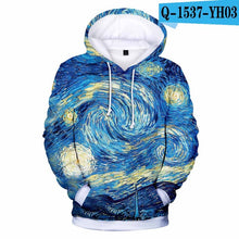 Load image into Gallery viewer, Men/Women Colorful Tie Dye Hoodies Sweatshirt Casual Magic Swirl Pattern 3D Sweat Tops Crewneck Hoondie Autumn Winter Polluvers