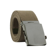 Load image into Gallery viewer, Jaycosin Unisex Automatic Fashion Nylon Belt Buckle Classic Popular Casual Light Practical Woven smooth canvas belt