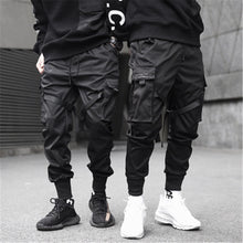 Load image into Gallery viewer, Mens Joggers Pants Black Trousers Sweat Pants Streetwear Dance Sports Sweatpants Casual Drawstring Hip Hop Pants Mens Clothing