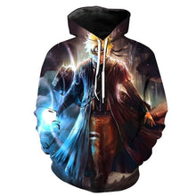 Load image into Gallery viewer, 3D Naruto Hoodies Men/women Fashion Hot High Quality Streetwear Sasuke kakashi 3D Print Men&#39;s Hoodies Sweatshirt Pullovers Coat