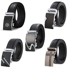 Load image into Gallery viewer, Genuine Leather Belts For Men Automatic Male Belts Cummerbunds Leather Belt Men dropshipping Black Belts cinturon hombre