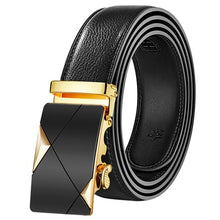 Load image into Gallery viewer, Genuine Leather Belts For Men Automatic Male Belts Cummerbunds Leather Belt Men dropshipping Black Belts cinturon hombre