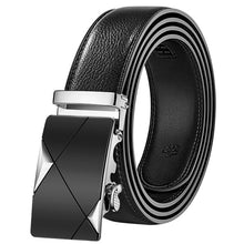 Load image into Gallery viewer, Genuine Leather Belts For Men Automatic Male Belts Cummerbunds Leather Belt Men dropshipping Black Belts cinturon hombre