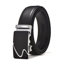 Load image into Gallery viewer, Genuine Leather Belts For Men Automatic Male Belts Cummerbunds Leather Belt Men dropshipping Black Belts cinturon hombre