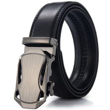 Load image into Gallery viewer, Genuine Leather Belts For Men Automatic Male Belts Cummerbunds Leather Belt Men dropshipping Black Belts cinturon hombre