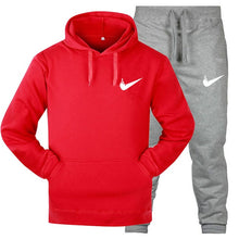 Load image into Gallery viewer, New two-piece fashion hooded sweatshirt sportswear men&#39;s sportswear hoodies autumn men&#39;s brand hip hop hoodie+jogging pants suit