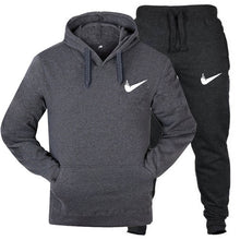 Load image into Gallery viewer, New two-piece fashion hooded sweatshirt sportswear men&#39;s sportswear hoodies autumn men&#39;s brand hip hop hoodie+jogging pants suit