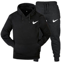 Load image into Gallery viewer, New two-piece fashion hooded sweatshirt sportswear men&#39;s sportswear hoodies autumn men&#39;s brand hip hop hoodie+jogging pants suit
