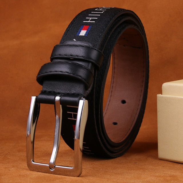 Men Women Denim Casual Belt  for New Fashion Strap Male High Quality Jeans PU Leather Belt