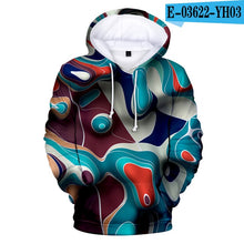 Load image into Gallery viewer, Men/Women Colorful Tie Dye Hoodies Sweatshirt Casual Magic Swirl Pattern 3D Sweat Tops Crewneck Hoondie Autumn Winter Polluvers