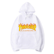 Load image into Gallery viewer, 2019 Hot Sale Casual Flame Hooded Hoodie Flame Fleece Printed Hoodie Jacket Couple&#39;s Hoodies Men&#39;s Hip Hop Pullover Sweatshirt s