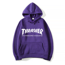 Load image into Gallery viewer, 2019 Hot Sale Casual Flame Hooded Hoodie Flame Fleece Printed Hoodie Jacket Couple&#39;s Hoodies Men&#39;s Hip Hop Pullover Sweatshirt s