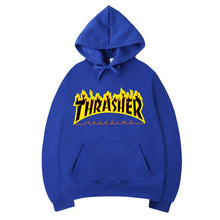 Load image into Gallery viewer, 2019 Hot Sale Casual Flame Hooded Hoodie Flame Fleece Printed Hoodie Jacket Couple&#39;s Hoodies Men&#39;s Hip Hop Pullover Sweatshirt s