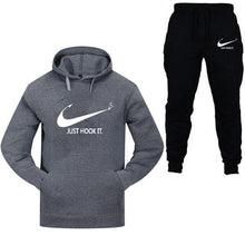 Load image into Gallery viewer, New two-piece fashion hooded sweatshirt sportswear men&#39;s sportswear hoodies autumn men&#39;s brand hip hop hoodie+jogging pants suit