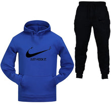 Load image into Gallery viewer, New two-piece fashion hooded sweatshirt sportswear men&#39;s sportswear hoodies autumn men&#39;s brand hip hop hoodie+jogging pants suit