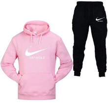 Load image into Gallery viewer, New two-piece fashion hooded sweatshirt sportswear men&#39;s sportswear hoodies autumn men&#39;s brand hip hop hoodie+jogging pants suit