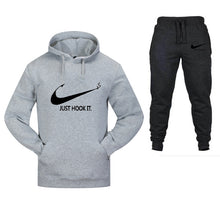 Load image into Gallery viewer, New two-piece fashion hooded sweatshirt sportswear men&#39;s sportswear hoodies autumn men&#39;s brand hip hop hoodie+jogging pants suit