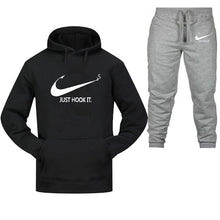 Load image into Gallery viewer, New two-piece fashion hooded sweatshirt sportswear men&#39;s sportswear hoodies autumn men&#39;s brand hip hop hoodie+jogging pants suit