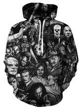 Load image into Gallery viewer, Harajuku Men 3d Skull Hoodies Hip Hop Streetwear Hooded Men&#39;s Sweatshirts Pennywise Sweet Hoody Horror Pullover Hoddies 3XL 4XL
