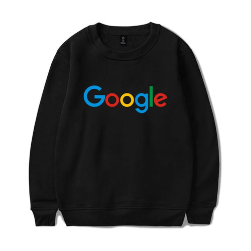 Google Hoodies Sweatshirts Casual Google Clothing Google Print Pullover O-neck Cotton Google Logo Sweatshir