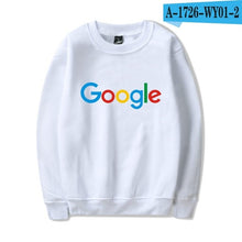 Load image into Gallery viewer, Google Hoodies Sweatshirts Casual Google Clothing Google Print Pullover O-neck Cotton Google Logo Sweatshir
