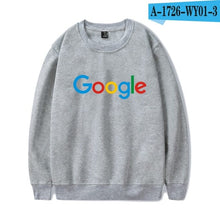 Load image into Gallery viewer, Google Hoodies Sweatshirts Casual Google Clothing Google Print Pullover O-neck Cotton Google Logo Sweatshir