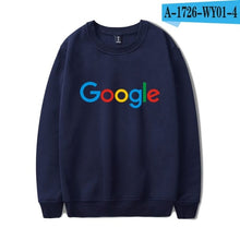 Load image into Gallery viewer, Google Hoodies Sweatshirts Casual Google Clothing Google Print Pullover O-neck Cotton Google Logo Sweatshir