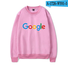 Load image into Gallery viewer, Google Hoodies Sweatshirts Casual Google Clothing Google Print Pullover O-neck Cotton Google Logo Sweatshir