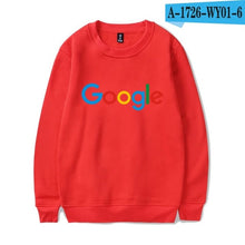 Load image into Gallery viewer, Google Hoodies Sweatshirts Casual Google Clothing Google Print Pullover O-neck Cotton Google Logo Sweatshir