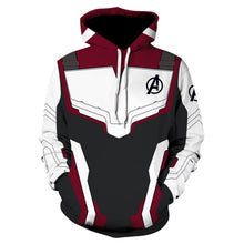 Load image into Gallery viewer, Marvel The Avengers 4 Endgame Quantum Realm Cosplay Costume Hoodies Men Hooded Avengers Zipper End Game Sweatshirt Jacket