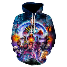 Load image into Gallery viewer, Marvel The Avengers 4 Endgame Quantum Realm Cosplay Costume Hoodies Men Hooded Avengers Zipper End Game Sweatshirt Jacket