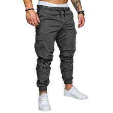 Load image into Gallery viewer, Autumn Men Pants Hip Hop Harem Joggers Pants 2019 New Male Trousers Mens Joggers Solid Multi-pocket Pants Sweatpants M-4XL