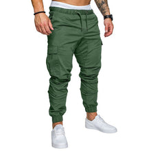Load image into Gallery viewer, Autumn Men Pants Hip Hop Harem Joggers Pants 2019 New Male Trousers Mens Joggers Solid Multi-pocket Pants Sweatpants M-4XL